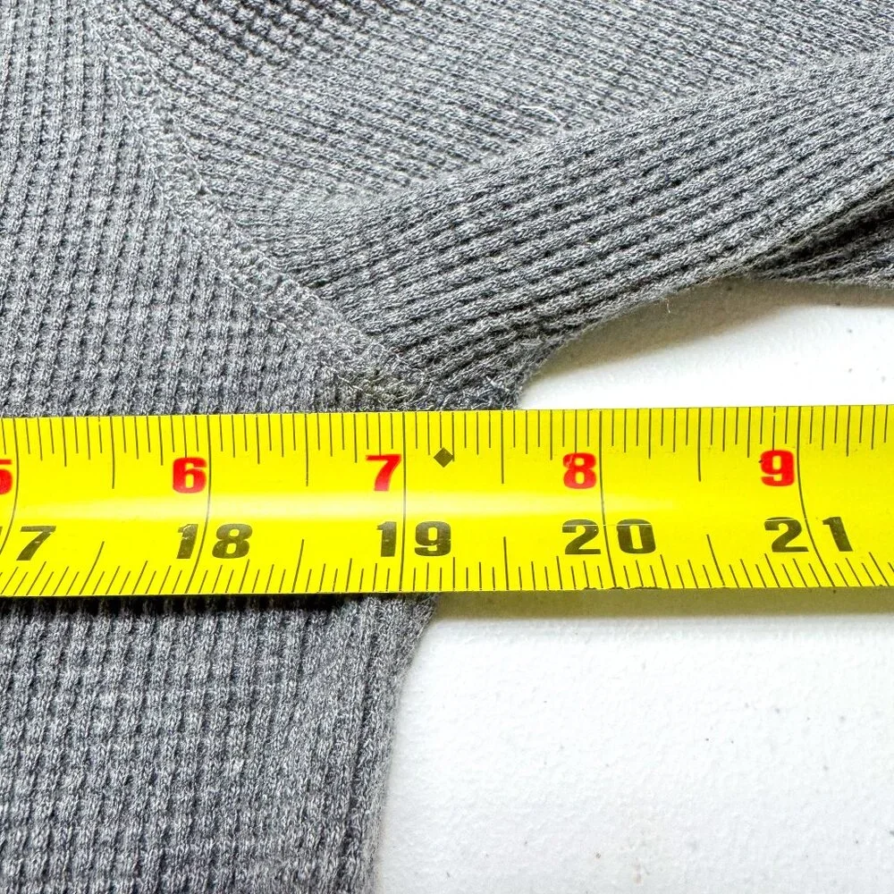 J Crew Shirt Mens Large Gray Henley Outdoor Office Casual Camp Hike‎ Fish Hunt